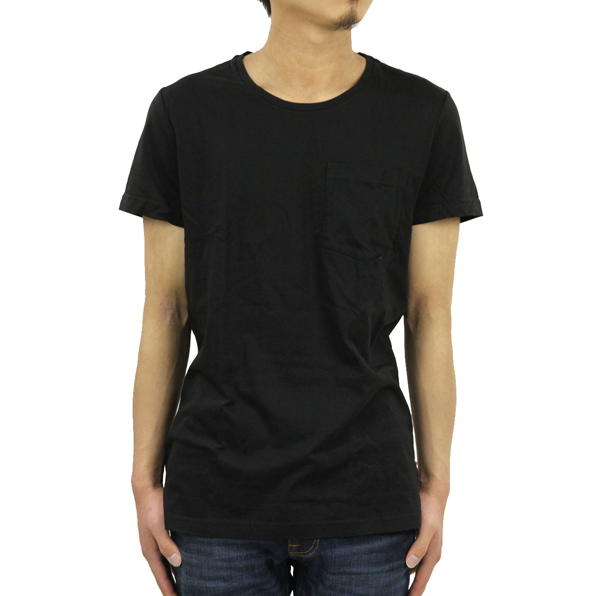 ϥ HAN KJOBENHAVN  2ѥåȾµݥåT 2 PACK TEE BLACK WHITE A56B B1C C1D D1E E01F E13F