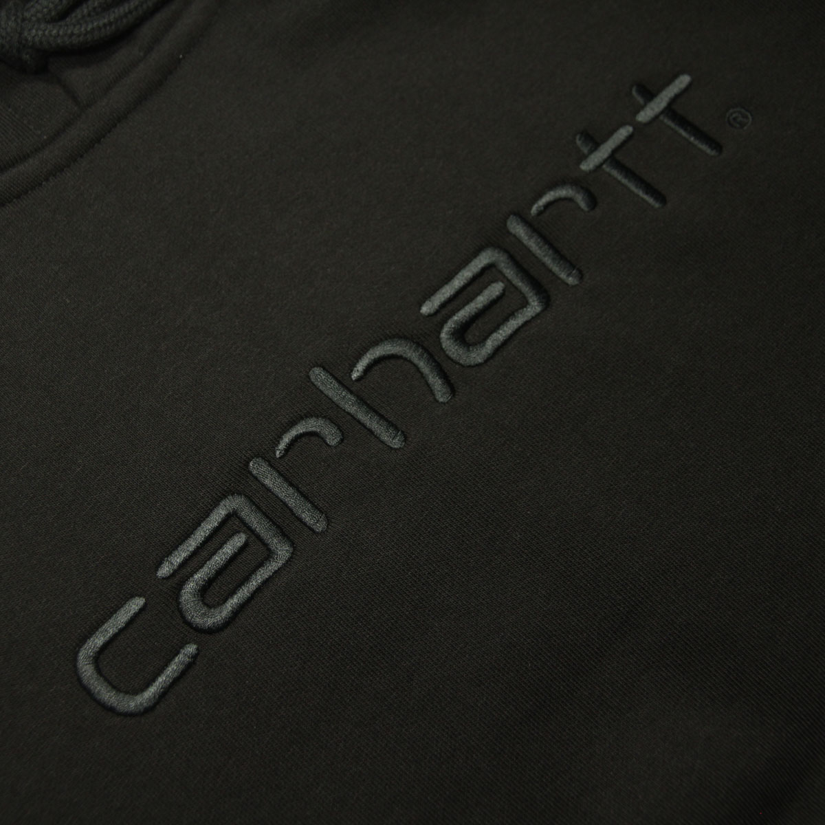 �����ϡ��� ��� �ѡ����� ������ CARHARTT WIP �ץ륪���С� �ա��ǥ��� ���� HOODED CARHARTT SWEATSHIRT BLACK / BLACK I030230 AB0B B1C C1D D5E E13F