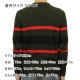���������ϥ��� SWEATER HOUSE ��������Ź ��� ���롼�ͥå��������� CREW NECK STRIPE KNIT SWEATER 1KN1477 6007 042 DARK GREEN A12B B1C C1D D7E E08F