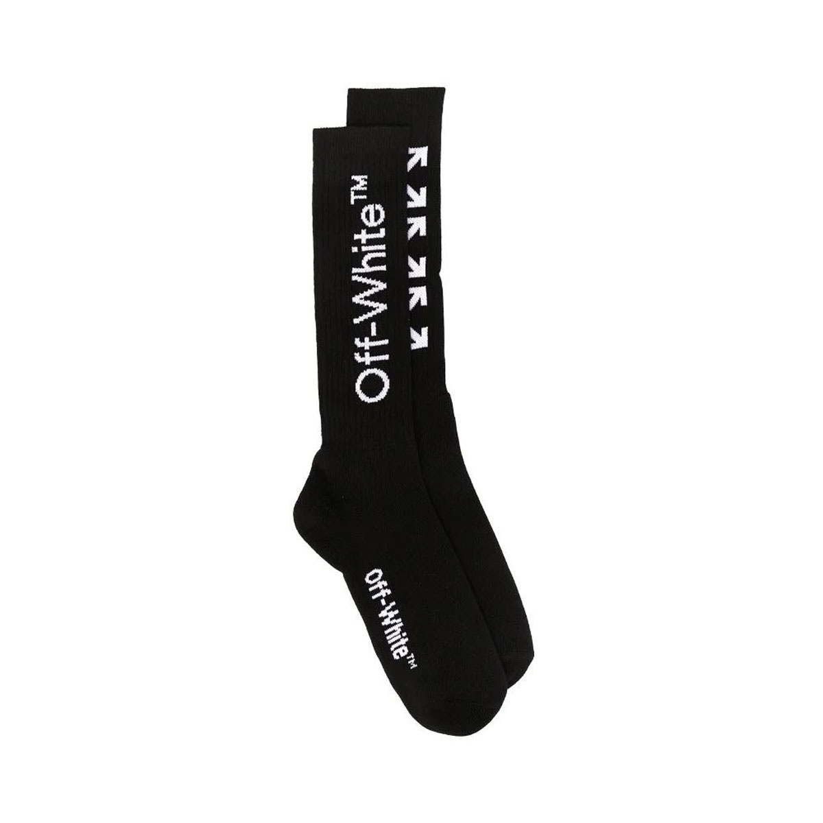 ���եۥ磻�� ���� ��� ������ OFF-WHITE ���å��� ARROWS MID LENGHT SOCKS BLACK WHITE OMRA001R21KNI0021001 AB3B B3C C7D D1E E13F