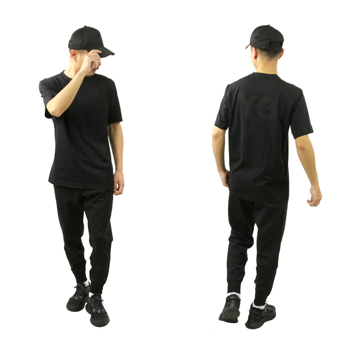 磻꡼ T   Y-3 ȾµT Хåץ 롼ͥå T M CLASSIC BACK LOGO SS TEE FN3348 BLACK A51B B1C C1D D1E E13F