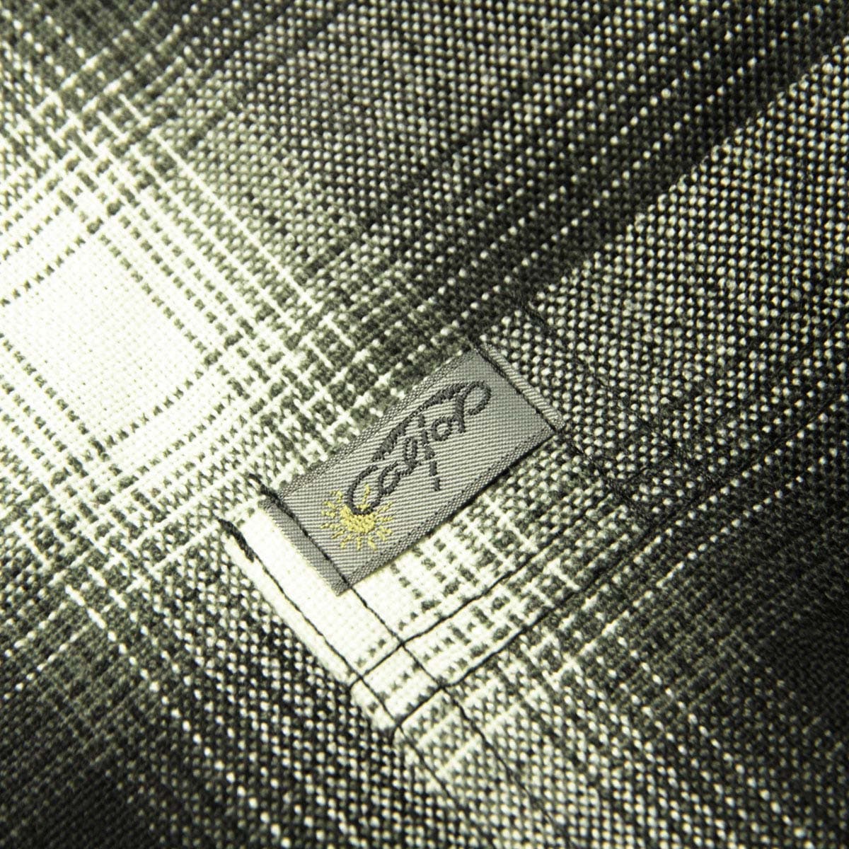 �����ȥå� Ĺµ����� ��� ������ CALTOP ACRYLIC OMBRE CHECK LONG SLEEVE SHIRTS Ĺµ ����ȥå� �����å������ �ե�ͥ륷��� �ͥ륷��� ����֥� ������ɥ������� 2000LS BLACK / IVORY AC3B B1C C1D D6E E13F