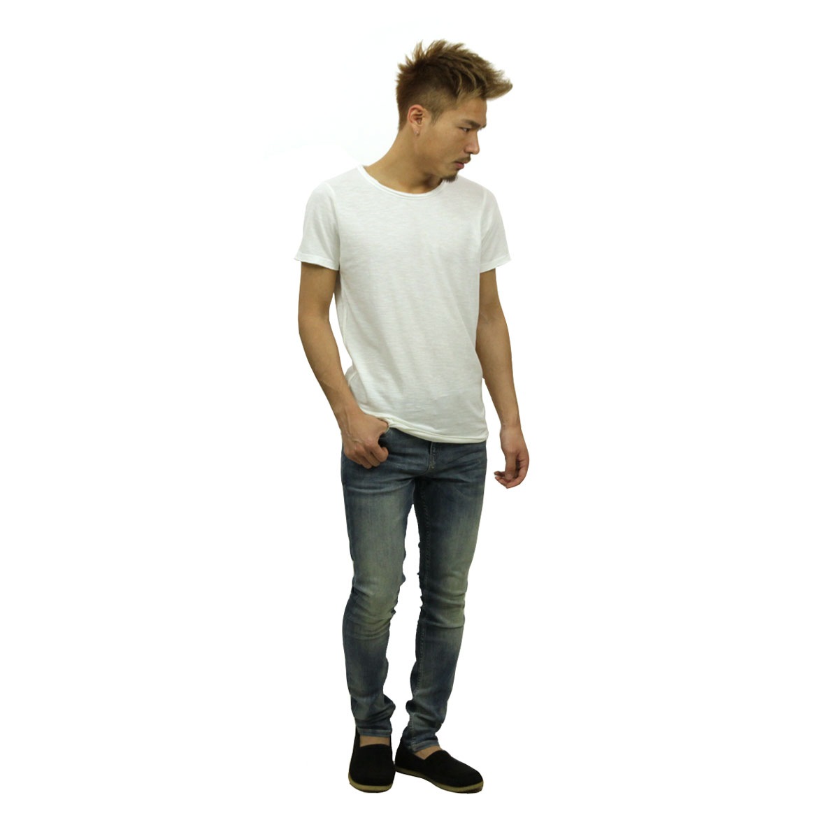 �ǥ����ȥ쥹 DSTREZZED ��������Ź ��� ȾµT����� Basic Crew s/s Slub Jersey 202209 1 A90B B1C C1D D1E E01F