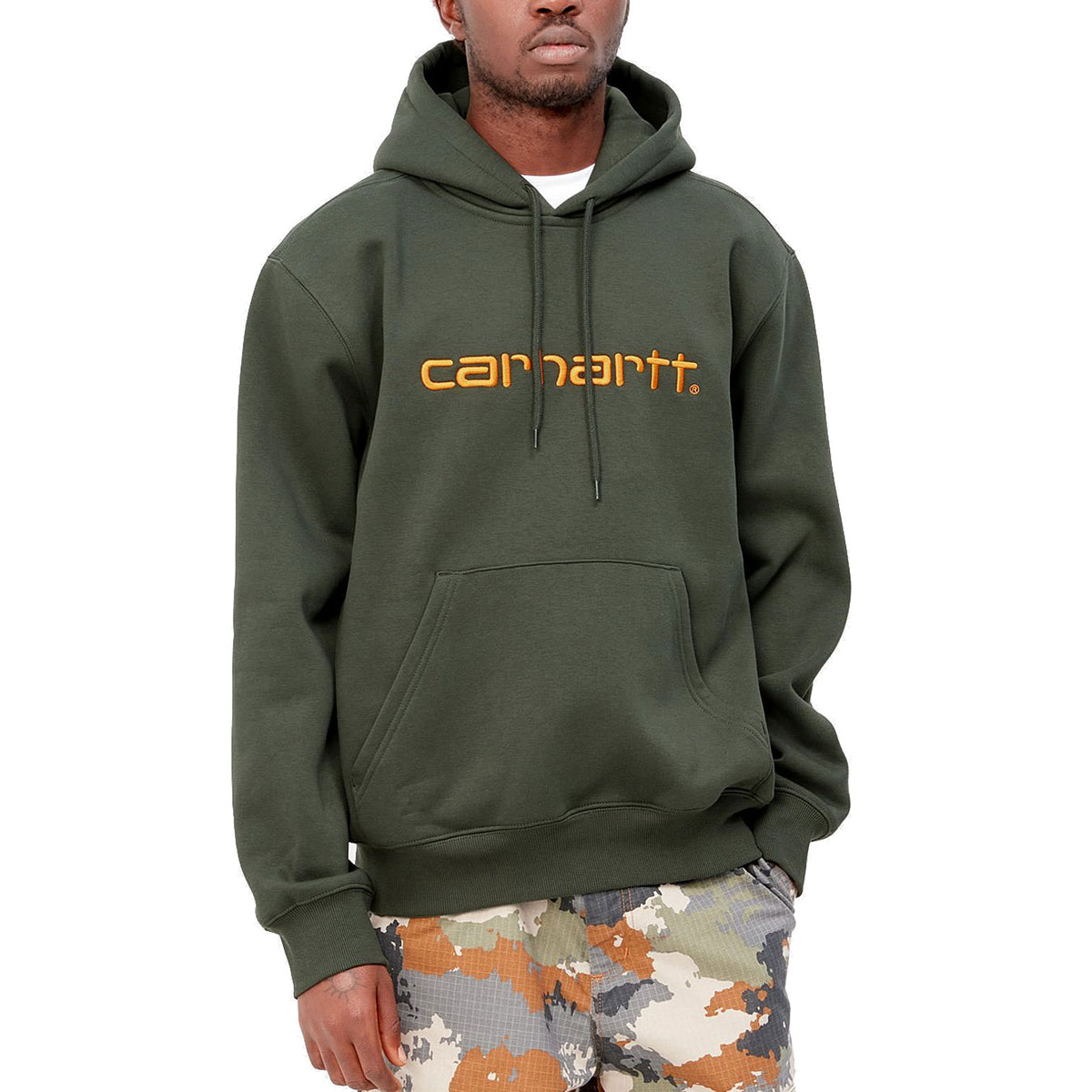 �����ϡ��� ��� �ѡ����� ������ CARHARTT WIP �ץ륪���С� �ա��ǥ��� ���� HOODED CARHARTT SWEATSHIRT BOXWOOD / OCHRE I030230 AB0B B1C C1D D5E E08F