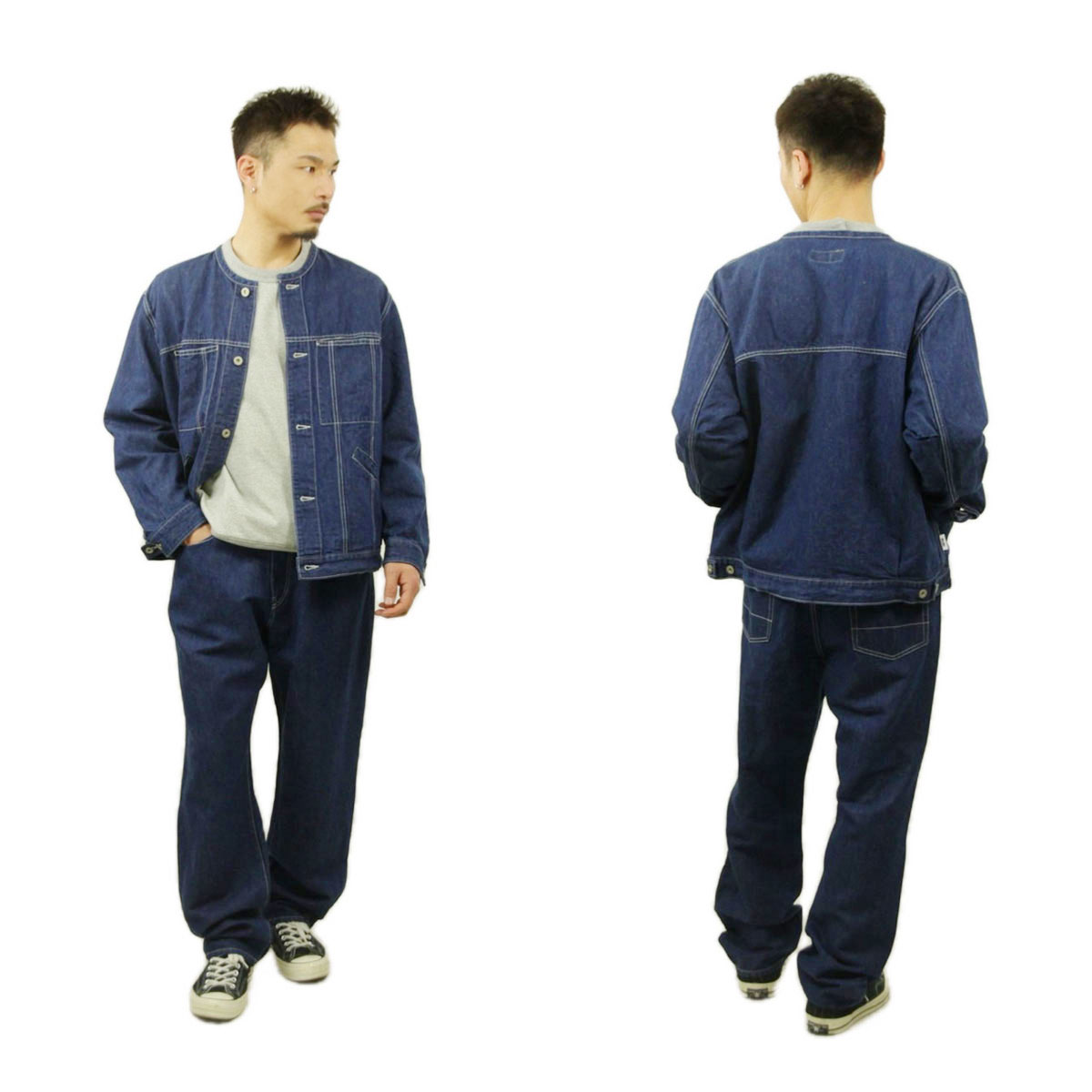 ��˥ե����� �����ȥɥ� ����������� ��� ������ ��������Ź UNFRM OUTDOOR STANDARD �ܥȥॹ ���åȥ� ��ͥ� ���󥰥ѥ�� COTTON / LINEN DENIM 5POCKET EASY PANTS 3579-IN INDIGO