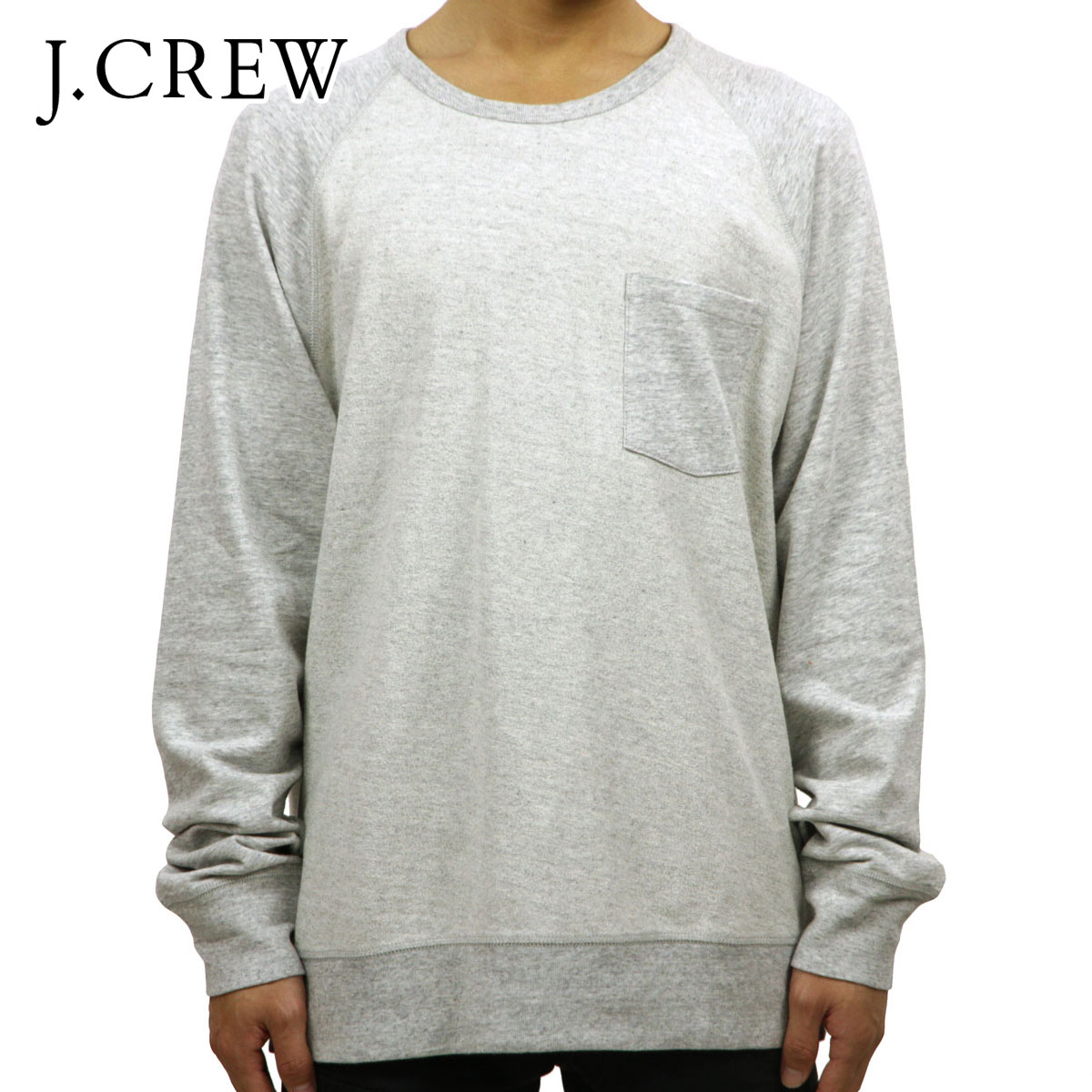 ���������롼 �������å� ��� ������ J.CREW �ȥ졼�ʡ�  LIGHTWEIGHT TEXTURED FLEECE CREWNECK SWEATSHIRT A38B B1C C1D D5E E02F