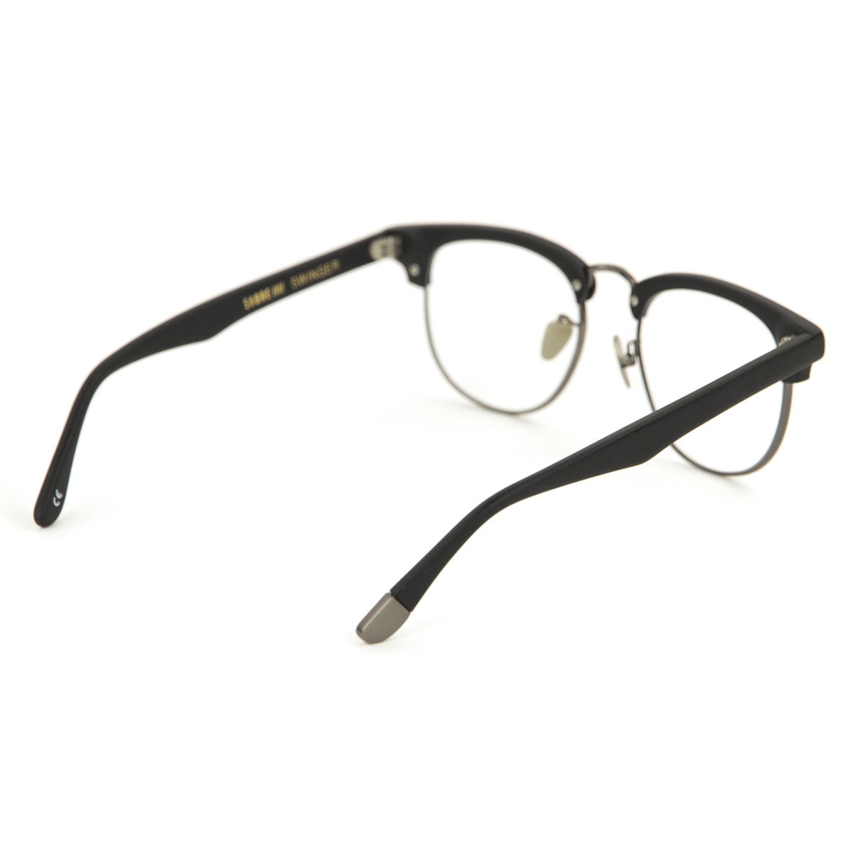 �����С� ���󥰥饹 ��������Ź SABRE �����С� �������󥬡� �֥롼�饤�ȥ��å� SWINGER MATTE BLACK FRAME BLUE LIGHT CUT CLEAR LENS SUNGLASS SS8-520MB-BC-J A55B B3C C3D D1E E13F