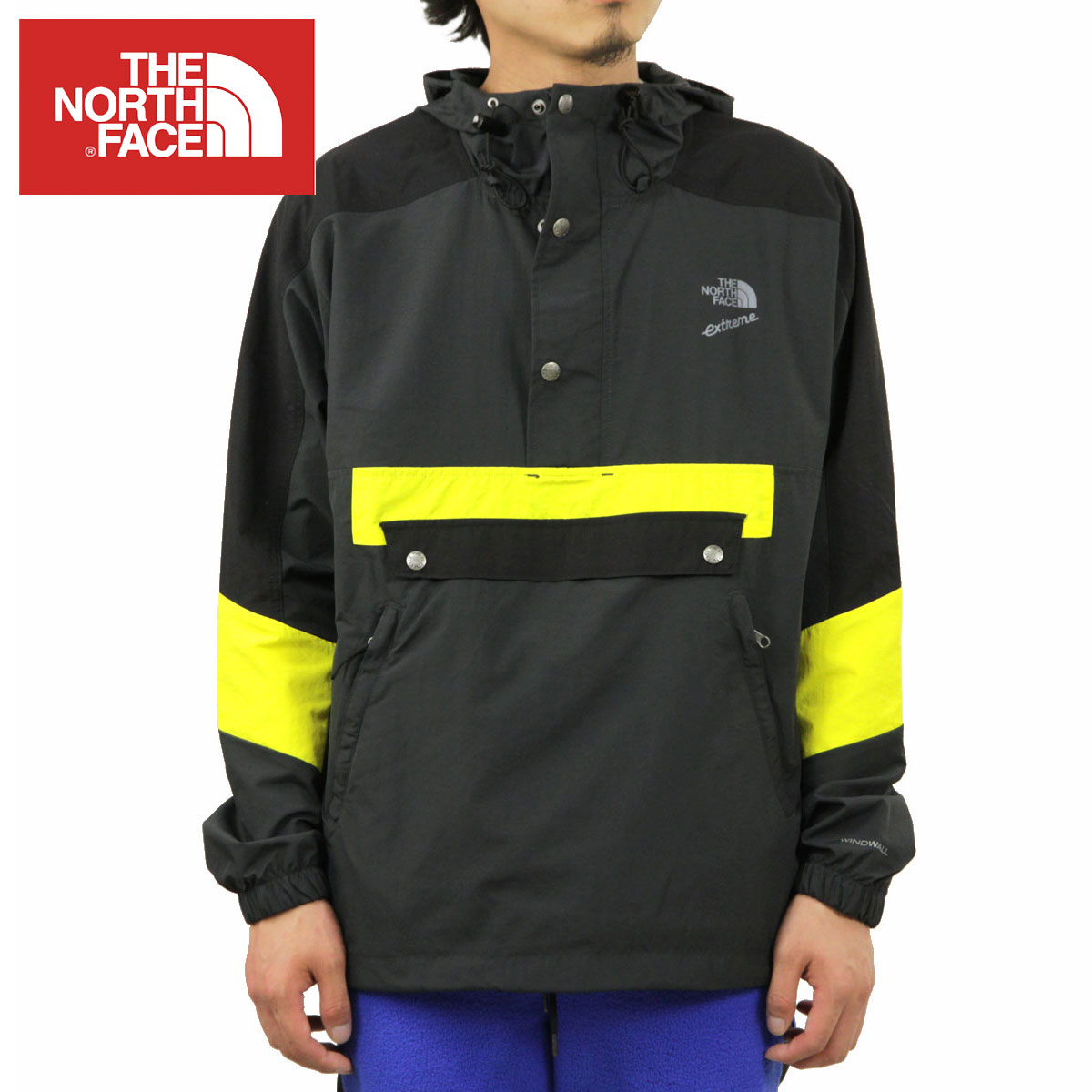 �Ρ����ե����� ���㥱�å� ��� ������ THE NORTH FACE �������� �ʥ����󥸥㥱�å� 90 EXTREME WIND ANORAK NF0A4AGS ASPHALT GREY COMBO A14B B1C C1D D4E E13F