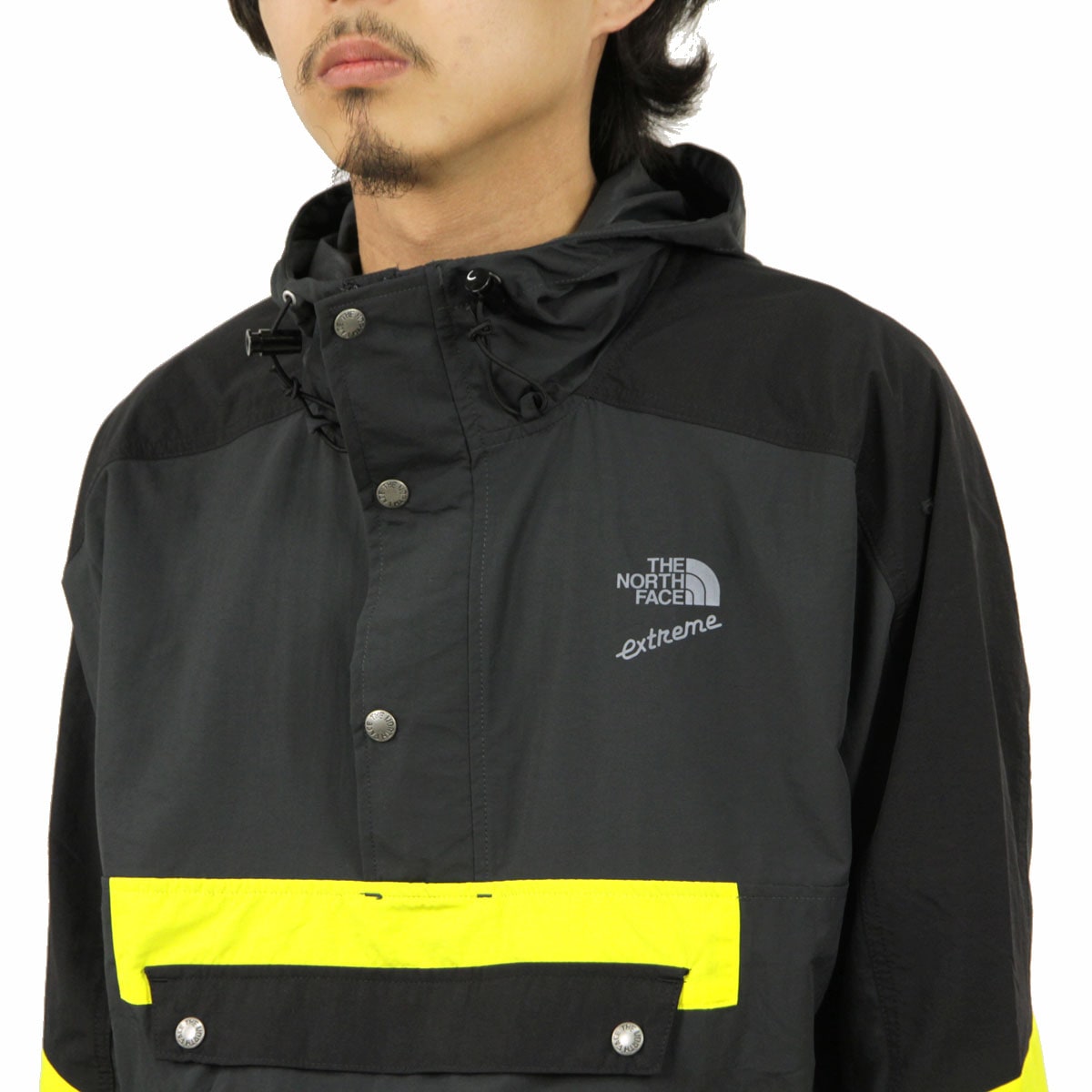 �Ρ����ե����� ���㥱�å� ��� ������ THE NORTH FACE �������� �ʥ����󥸥㥱�å� 90 EXTREME WIND ANORAK NF0A4AGS ASPHALT GREY COMBO A14B B1C C1D D4E E13F