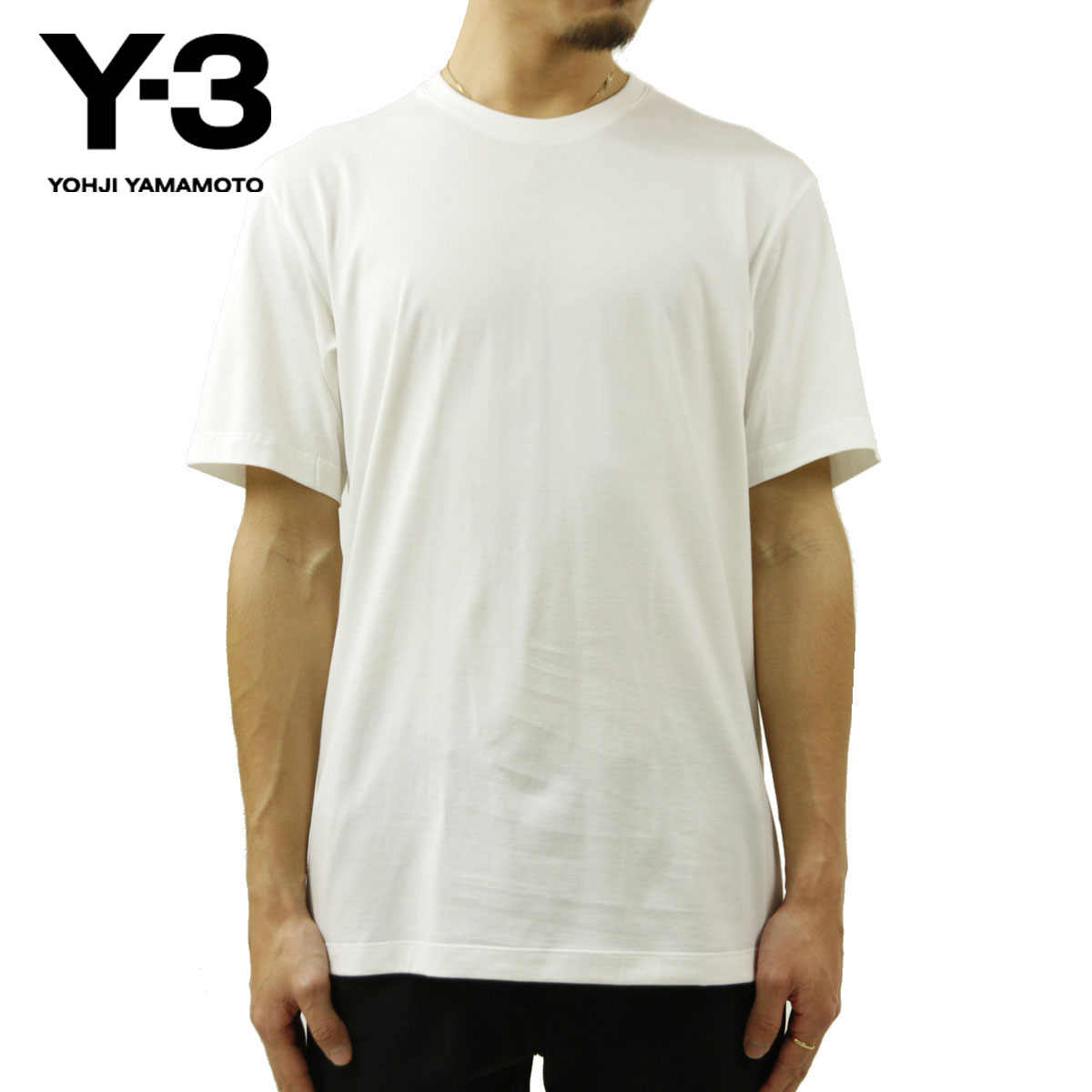 磻꡼ T   Y-3 ȾµT Хåץ 롼ͥå T M CLASSIC BACK LOGO SS TEE FN3349 CORE WHITE A51B B1C C1D D1E E01F