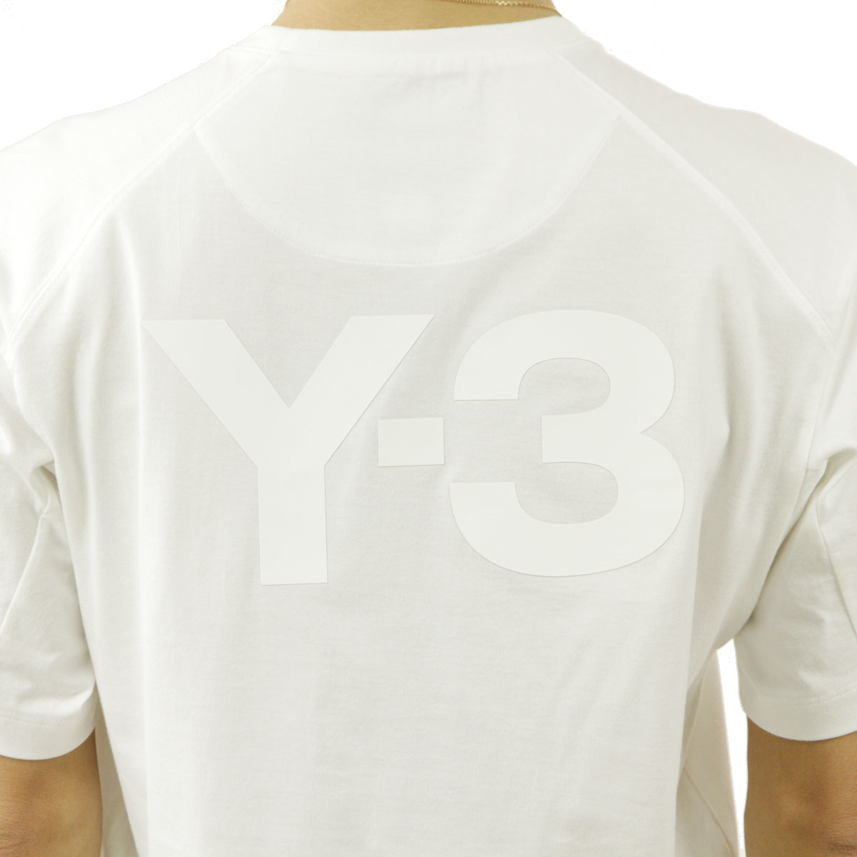 磻꡼ T   Y-3 ȾµT Хåץ 롼ͥå T M CLASSIC BACK LOGO SS TEE FN3349 CORE WHITE A51B B1C C1D D1E E01F