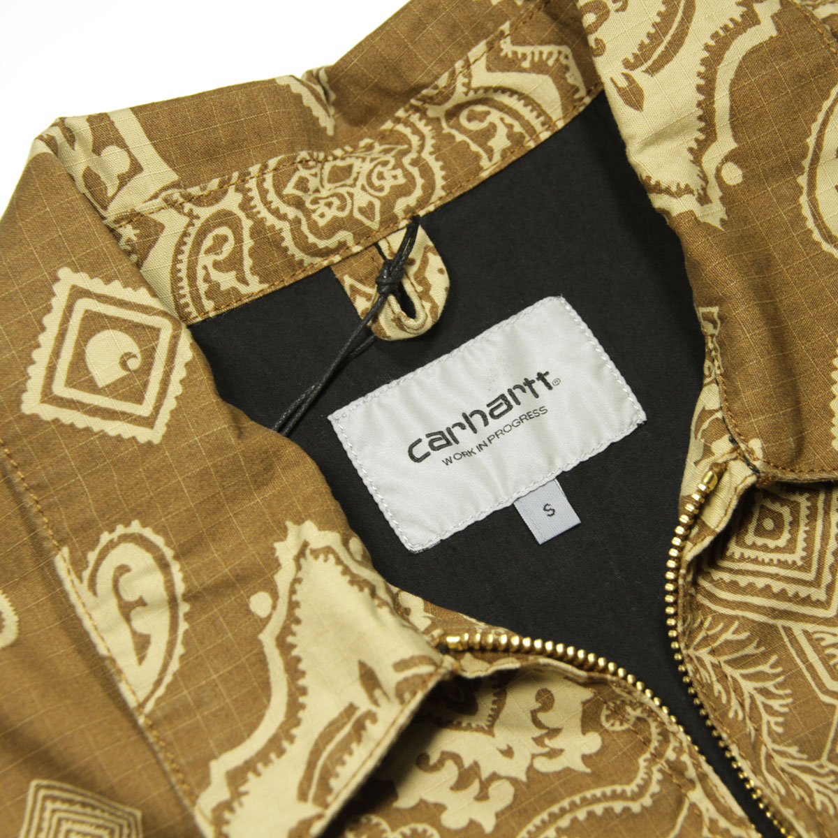 �����ϡ��� ��� ���㥱�å� ������ CARHARTT WORK IN PROGRESS �ڥ����꡼�� �ǥȥ����ȥ��㥱�å� DETROIT JACKET VERSE PRINT I030763 BR