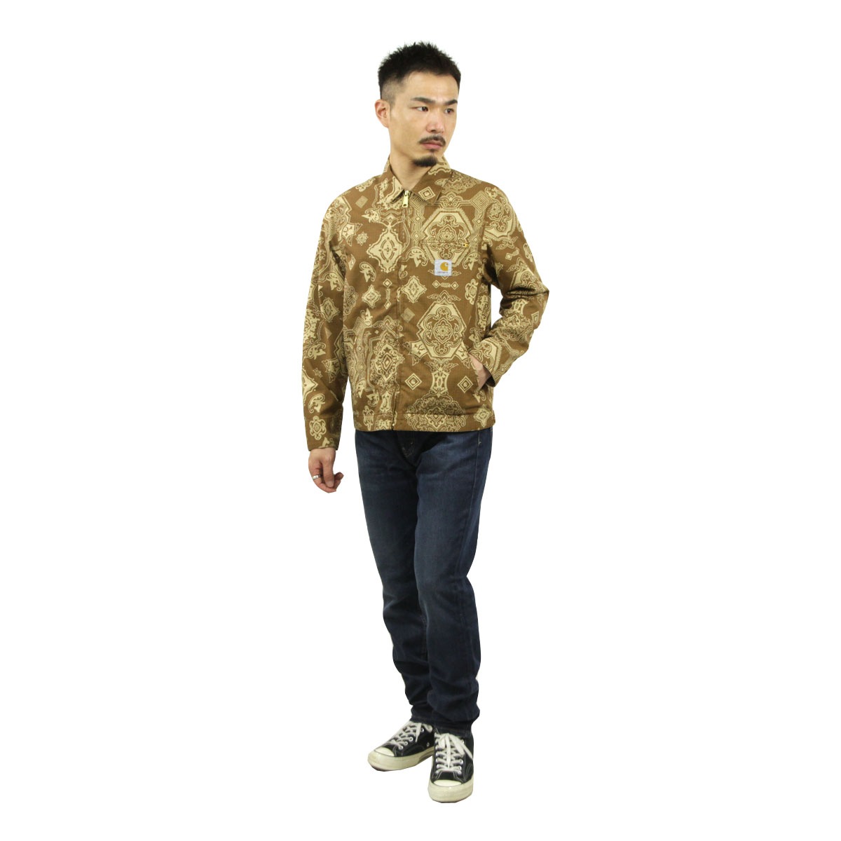 �����ϡ��� ��� ���㥱�å� ������ CARHARTT WORK IN PROGRESS �ڥ����꡼�� �ǥȥ����ȥ��㥱�å� DETROIT JACKET VERSE PRINT I030763 BR