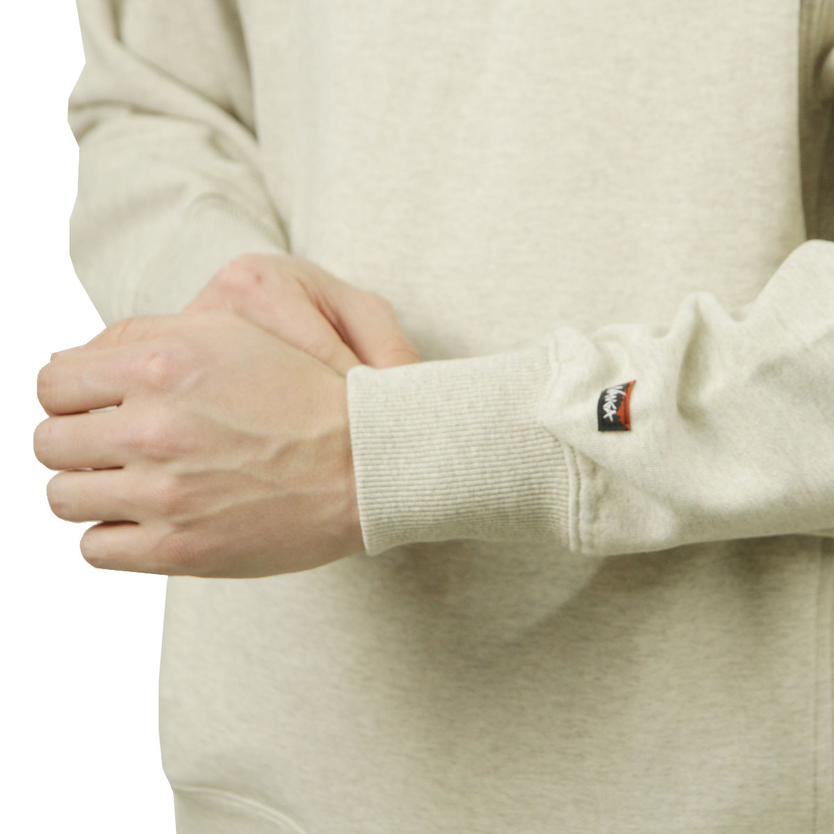 �ʥ� ��� �������å� ��������Ź NANGA ���롼�ͥå� Ĺµ �ȥ졼�ʡ� ECO HYBRID MINI BOX LOGO EMBROIDERY SWEATSHIRT NW2441-1F013 OML OATMEAL