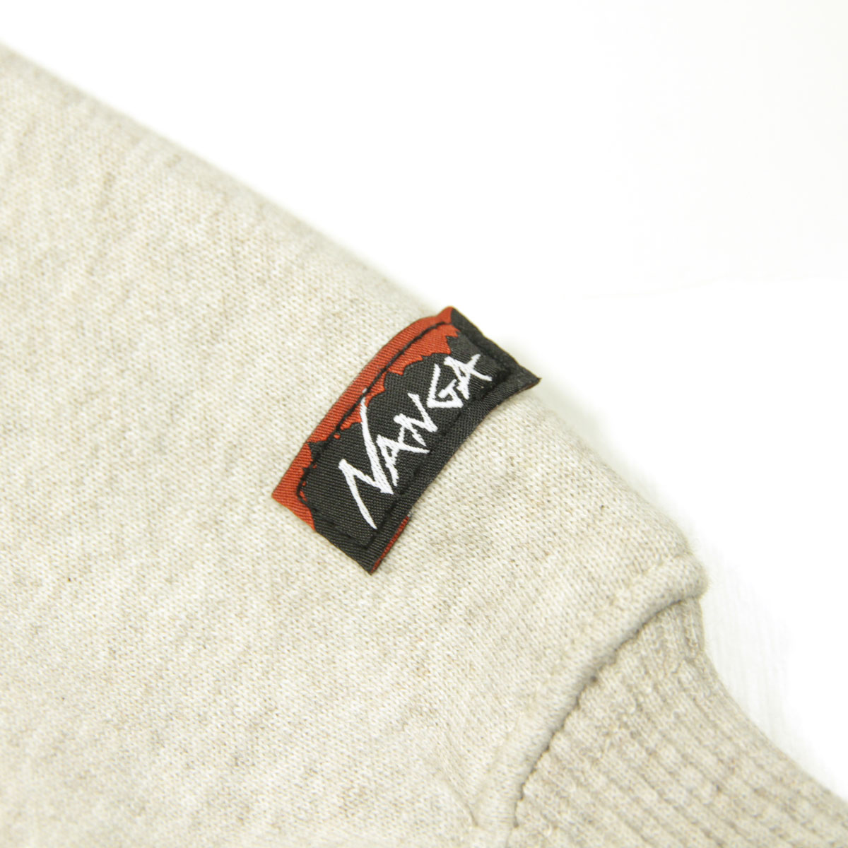 �ʥ� ��� �������å� ��������Ź NANGA ���롼�ͥå� Ĺµ �ȥ졼�ʡ� ECO HYBRID MINI BOX LOGO EMBROIDERY SWEATSHIRT NW2441-1F013 OML OATMEAL