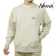 �ʥ� ��� �������å� ��������Ź NANGA ���롼�ͥå� Ĺµ �ȥ졼�ʡ� ECO HYBRID MINI BOX LOGO EMBROIDERY SWEATSHIRT NW2441-1F013 OML OATMEAL