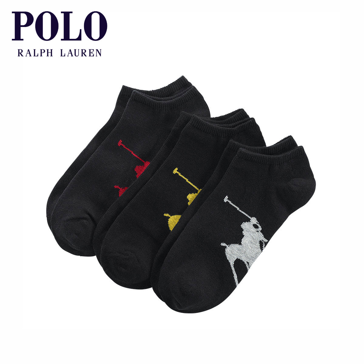 �ݥ� ���ե������ POLO RALPH LAUREN ������ ��� ���󥯥�淤�� 3­���å� CLASSIC ANKLE SOCK 3-PACK A05B B1C C7D D1E E13F