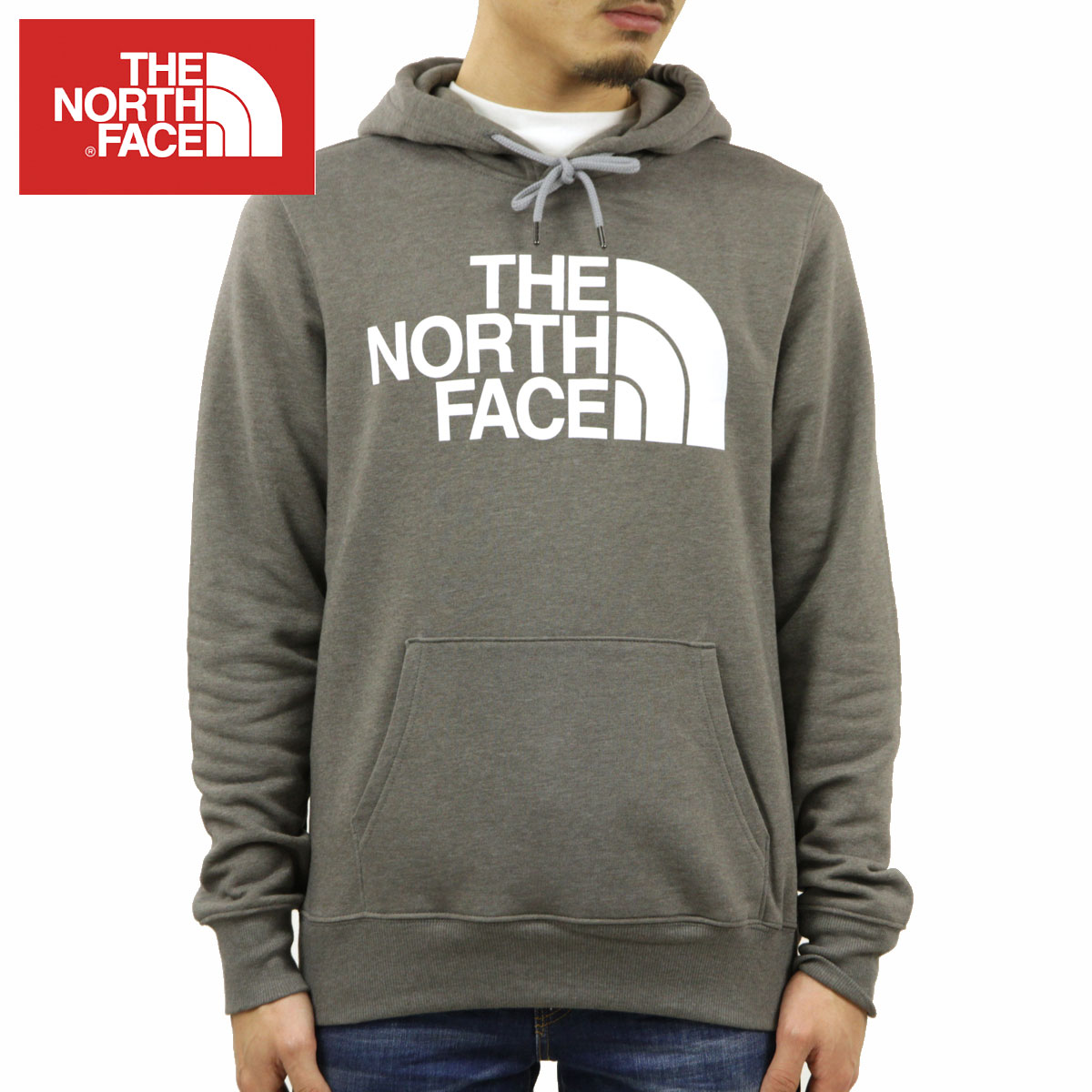 Ρե ѡ   THE NORTH FACE ץ륪Сѡ  THE NORTH FACE M HALF DOME PULLOVER HOODIE TNF MEDIUM GREY HEATHER NF0A4M4B A14B B1C C1D D5E E02F