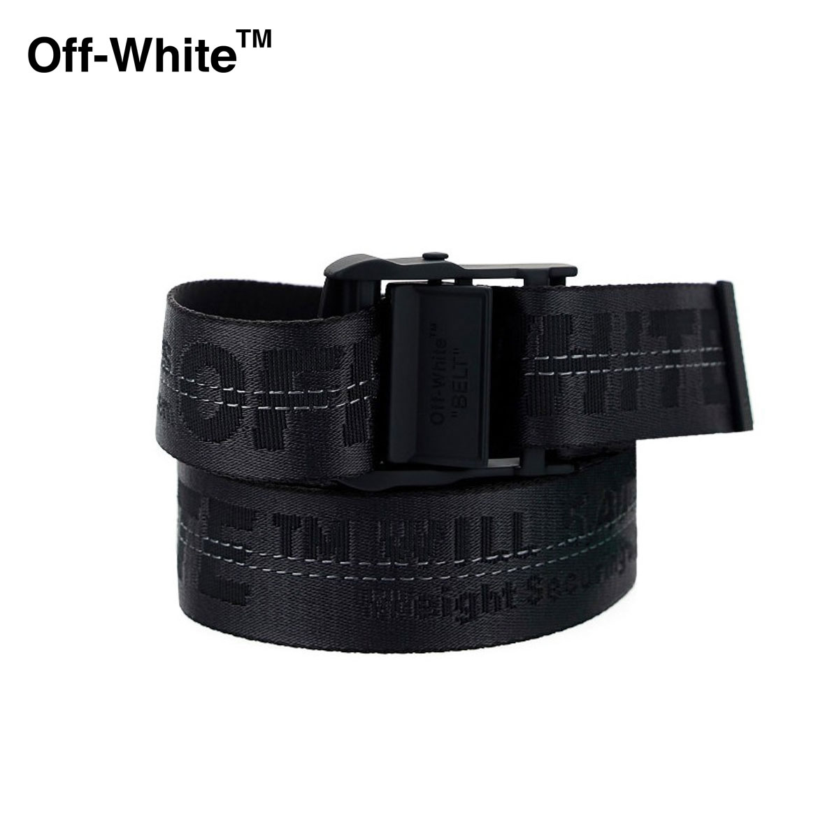 ���եۥ磻�� �٥�� ��� ������ OFF-WHITE ��������ȥꥢ��٥�� CLASSIC INDUSTRIAL BELT BLACK 1010 OMRB012R21FAB0011010 AB3B B1C C3D D6E E13F