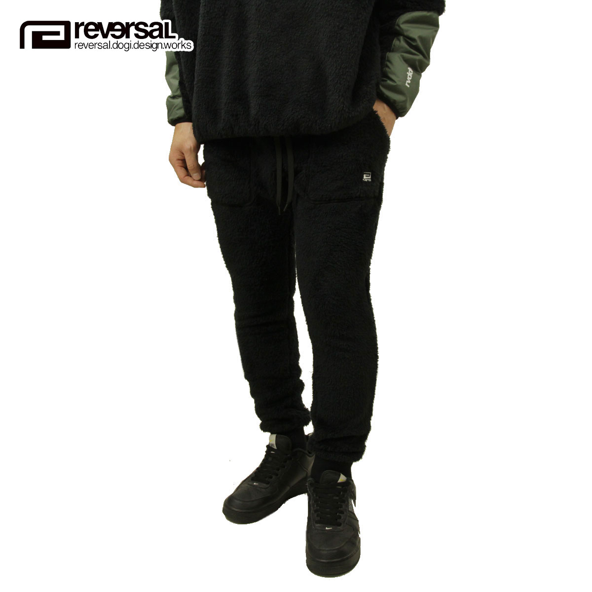 ��С����� ���祬���ѥ�� ��� ��������Ź REVERSAL rvddw  �ܥȥॹ �ܥ� �ѥ�� URBAN BOA FLEECE JOGGER PANTS rv21aw404 BLACK A06B B1C C2D D6E E13F