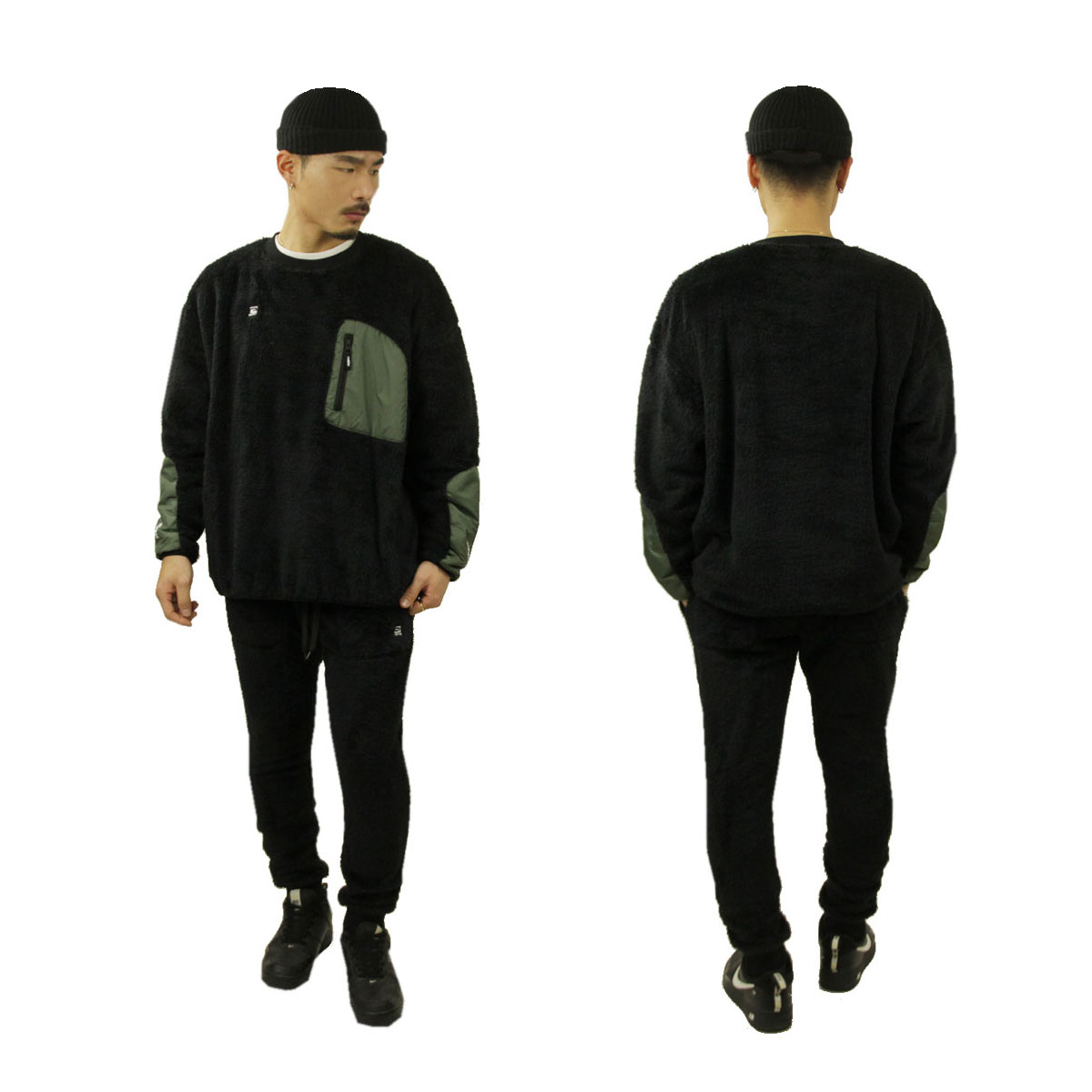��С����� ���祬���ѥ�� ��� ��������Ź REVERSAL rvddw  �ܥȥॹ �ܥ� �ѥ�� URBAN BOA FLEECE JOGGER PANTS rv21aw404 BLACK A06B B1C C2D D6E E13F