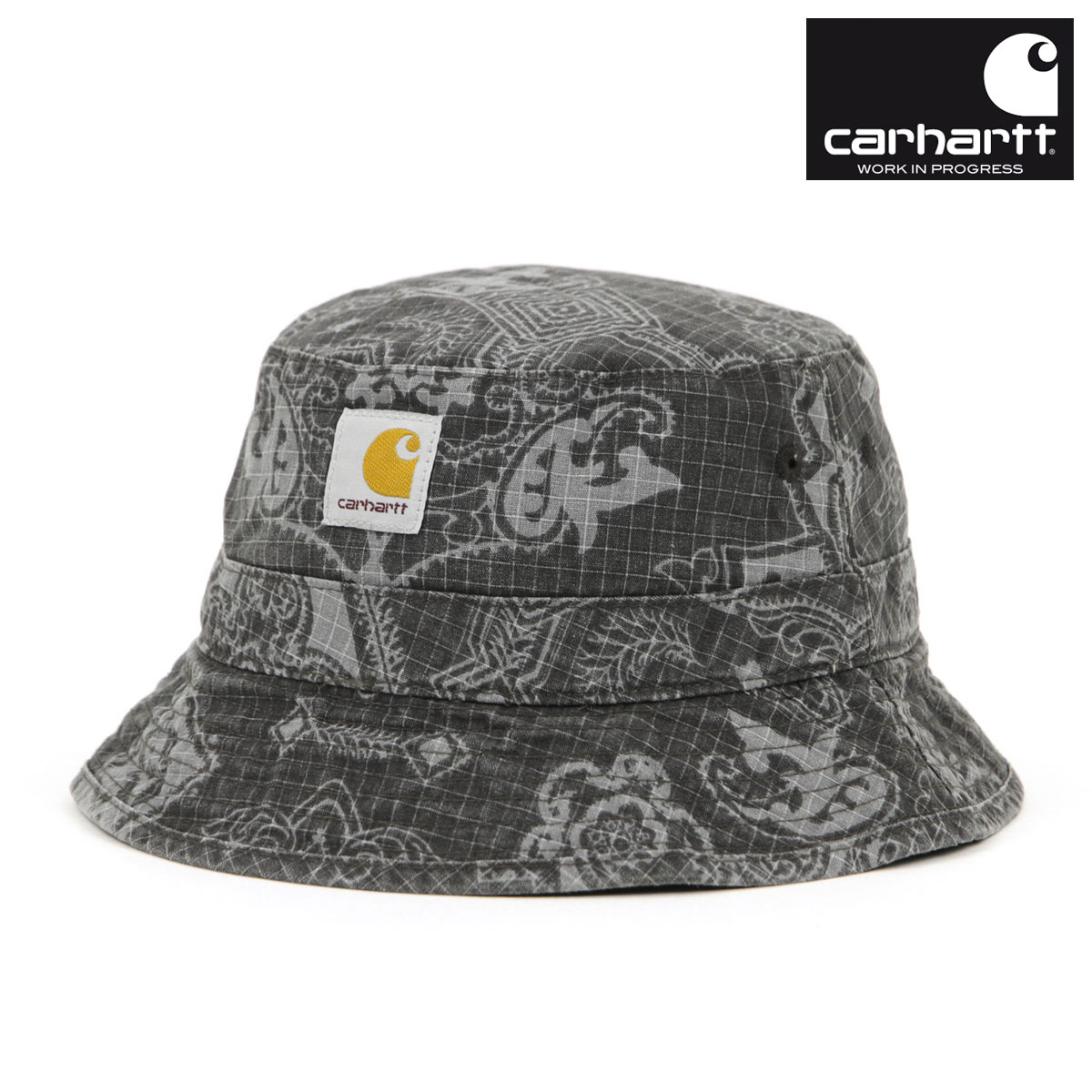 �����ϡ��� ��� ��ǥ����� �ϥå� ������ CARHARTT WORK IN PROGRESS �ڥ����꡼�� �Х��� �Х��åȥϥå� VERSE BUCKET HAT VERSE I030645 BK