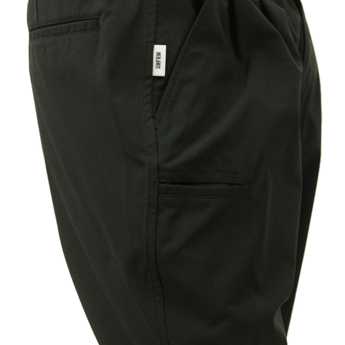 ��˥ե����� �����ȥɥ� ����������� ��� �Х����ѥ�� ��������Ź UNFRM OUTDOOR STANDARD �ܥȥॹ ���ȥ�å� ���󥰥ѥ�� SOLOTEX MELANGE 4WAY STRETCH TWO-TUCK DRY BAGGY PANTS 5574-BK BLACK