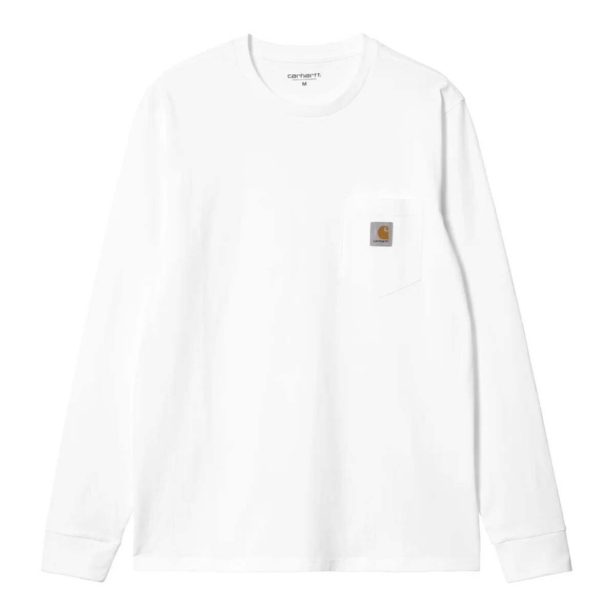 �����ϡ��� ��� ĹµT����� ������ CARHARTT WIP ���롼�ͥå� ���� �ݥ�T ����T LONG SLEEVE POCKET T-SHIRT WHITE I030437 02XX AB0B B1C C1D D2E E01F