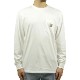�����ϡ��� ��� ĹµT����� ������ CARHARTT WIP ���롼�ͥå� ���� �ݥ�T ����T LONG SLEEVE POCKET T-SHIRT WHITE I030437 02XX AB0B B1C C1D D2E E01F