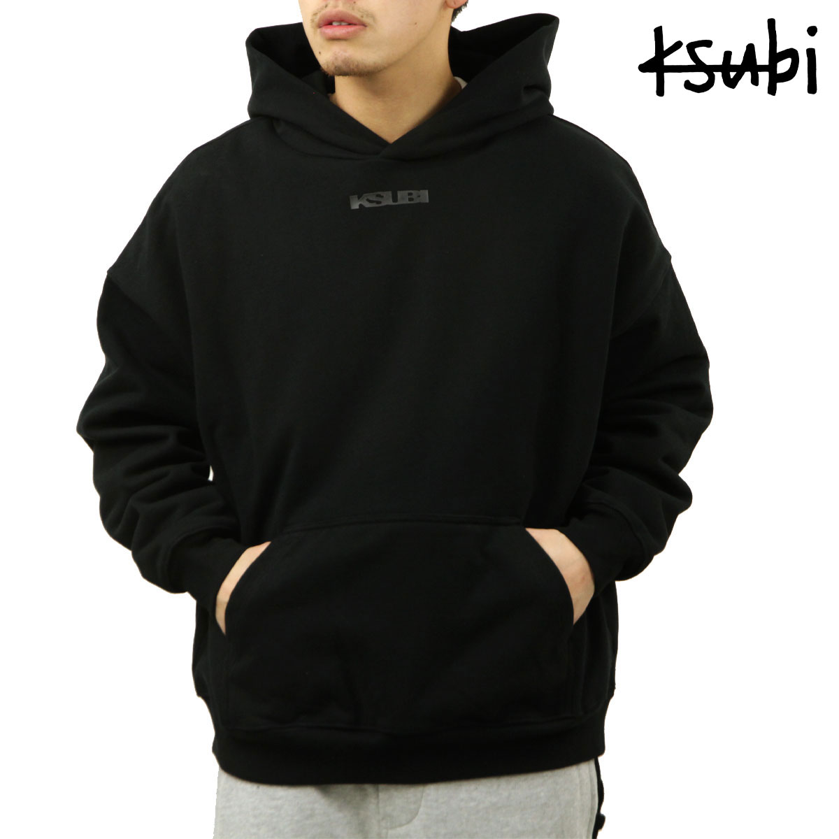 ���� ��� �ѡ����� ��������Ź KSUBI �ץ륪���С� �ա��ǥ��� SOTT EKCESS PULLOVER HOODIE JET BLACK MPS25FL008 BLK