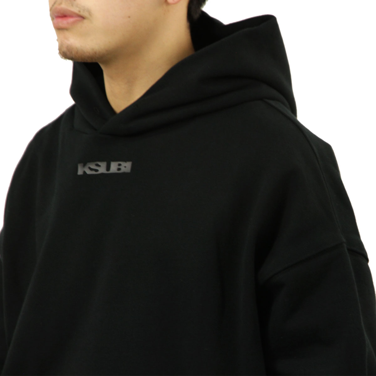 ���� ��� �ѡ����� ��������Ź KSUBI �ץ륪���С� �ա��ǥ��� SOTT EKCESS PULLOVER HOODIE JET BLACK MPS25FL008 BLK