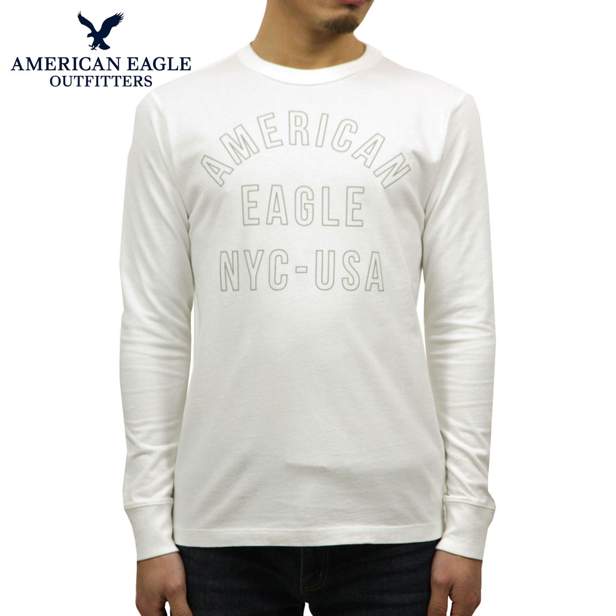 ����ꥫ�󥤡����� ����T ��� ������ AMERICAN EAGLE ĹµT����� AE Long Sleeve Graphic Tee 1182-4072-101