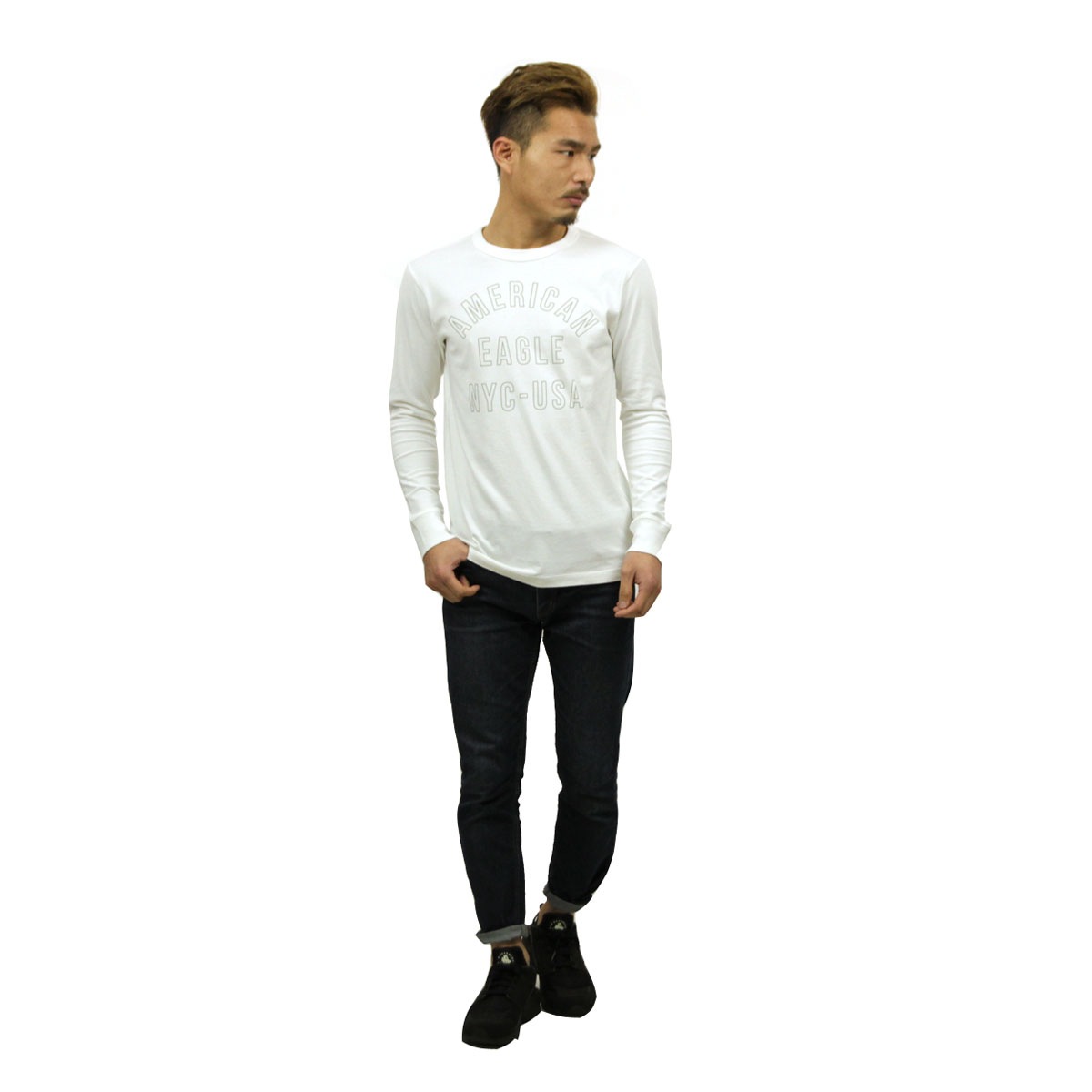 ����ꥫ�󥤡����� ����T ��� ������ AMERICAN EAGLE ĹµT����� AE Long Sleeve Graphic Tee 1182-4072-101