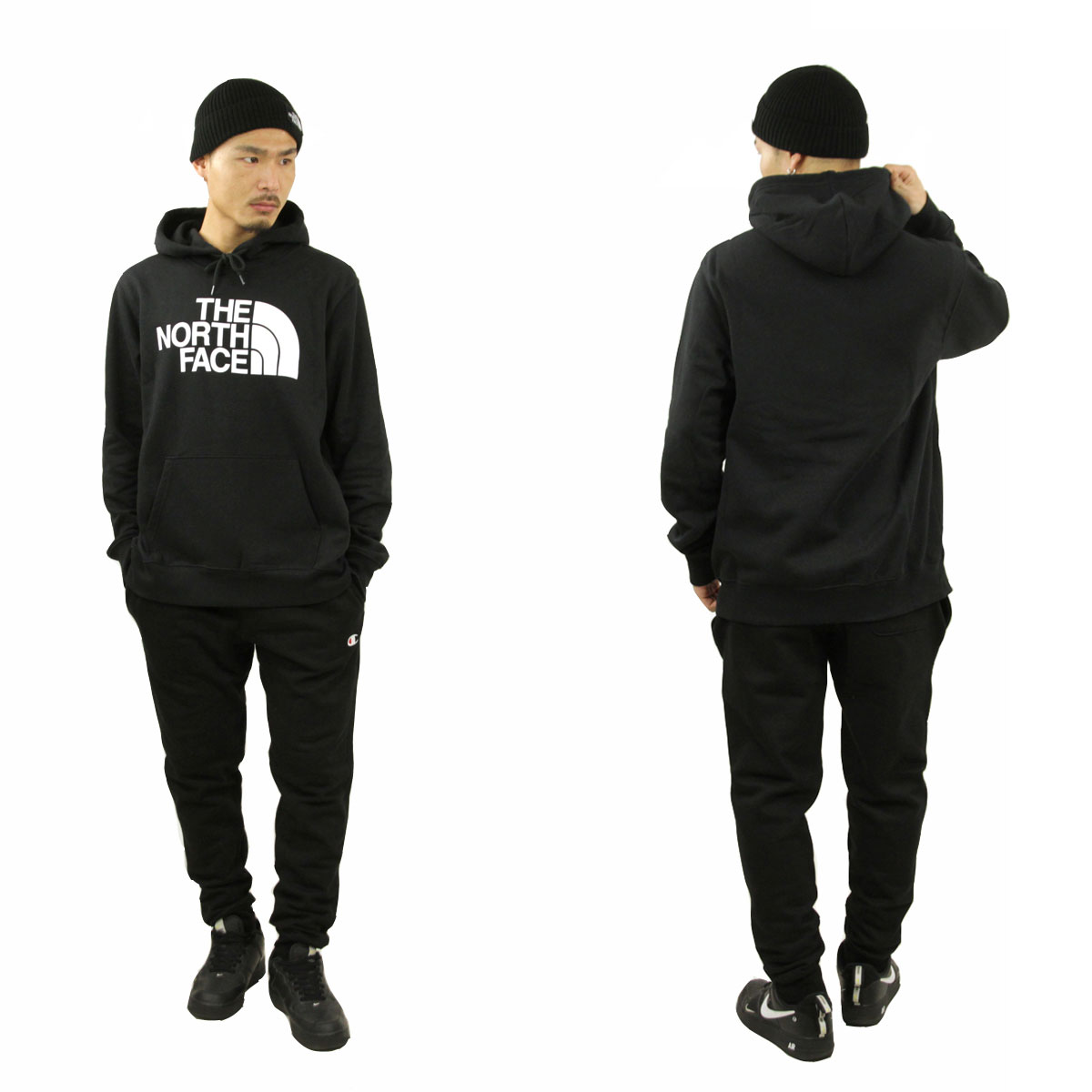 Ρե ѡ   THE NORTH FACE ץ륪Сѡ  HALF DOME PULLOVER HOODIE TNF BLACK NF0A4M4B A14B B1C C1D D5E E13F