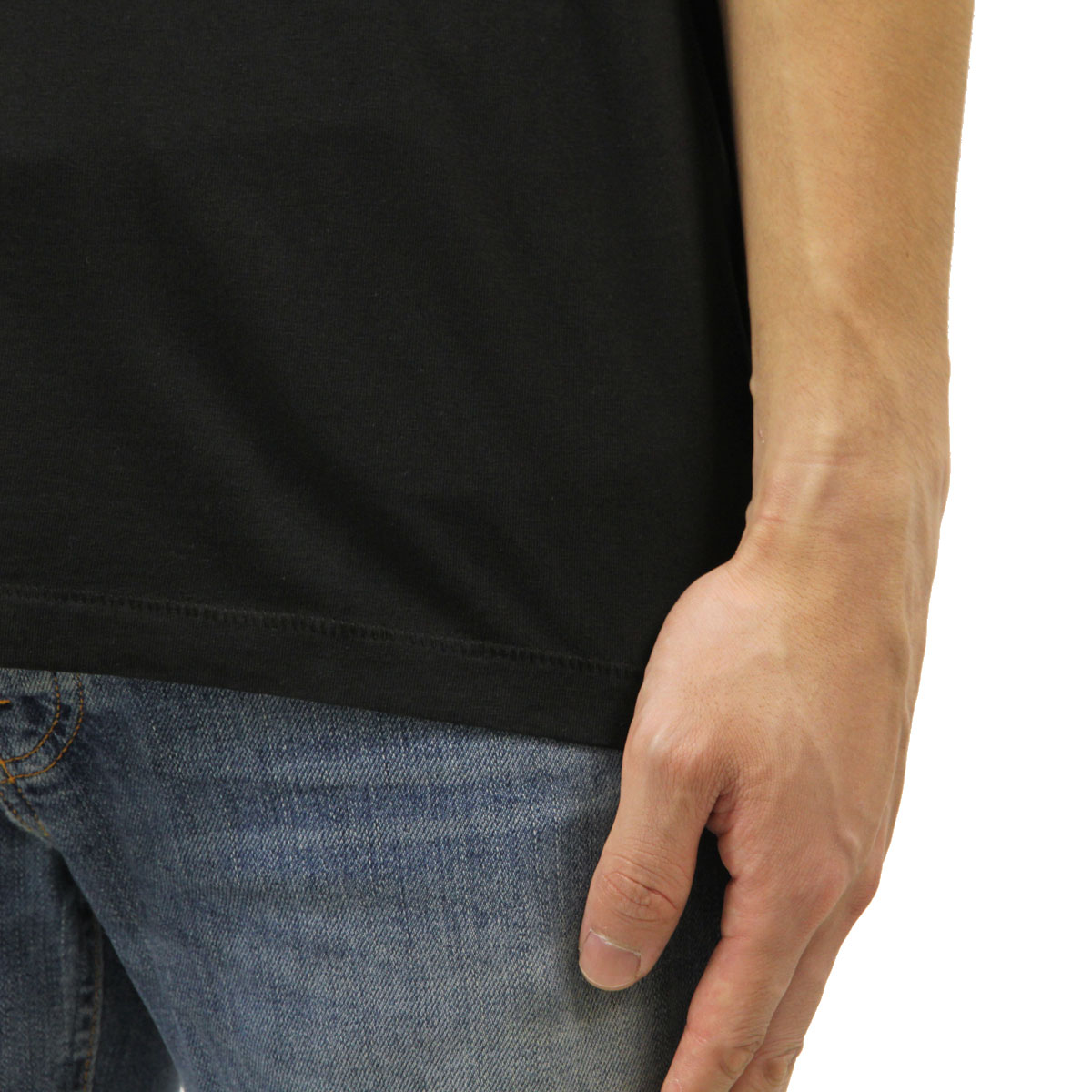 ̡ǥ ݥT  Ź Nudie Jeans ȾµT ̵ ݥåT ROY CREW NECK ONE POCKET TEE BLACK B01 131687 A62B B1C C1D D1E E13F