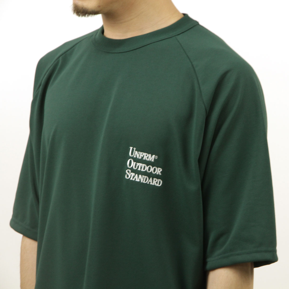 ��˥ե����� �����ȥɥ� ����������� ��� ȾµT����� ��������Ź UNFRM OUTDOOR STANDARD ���롼�ͥå� �ɥ饤 T����� TRY COOL 1/2 HEAVY WEIGHT U.O.S EMB RAGLAN DRY T-SHIRT 8483-DN DARK GREEN AB9B B1C C1D D1E E08F