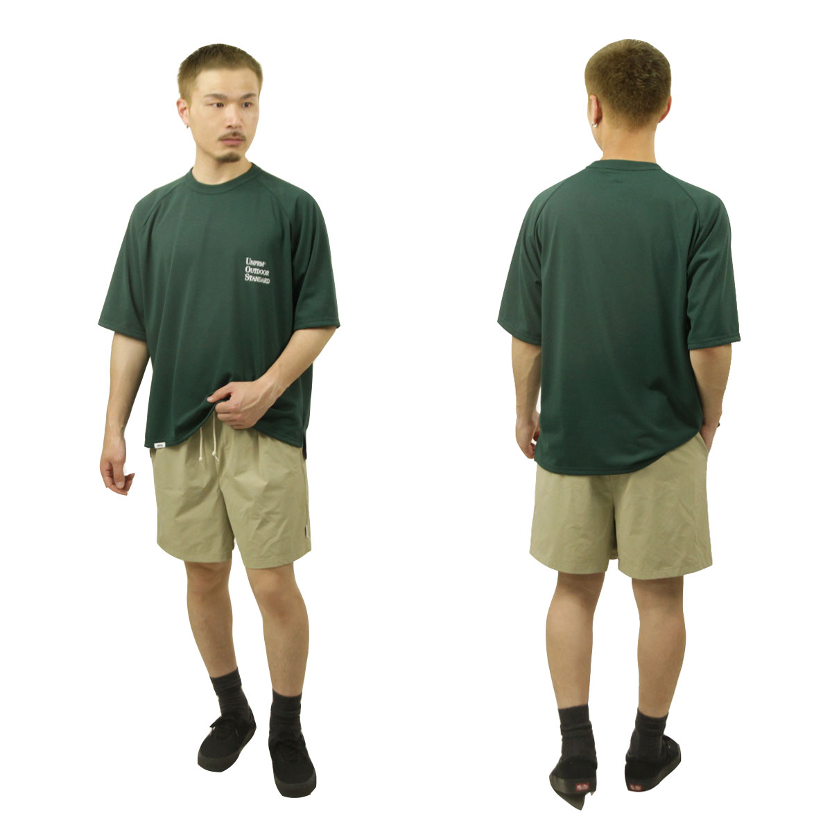 ��˥ե����� �����ȥɥ� ����������� ��� ȾµT����� ��������Ź UNFRM OUTDOOR STANDARD ���롼�ͥå� �ɥ饤 T����� TRY COOL 1/2 HEAVY WEIGHT U.O.S EMB RAGLAN DRY T-SHIRT 8483-DN DARK GREEN AB9B B1C C1D D1E E08F