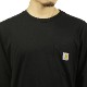 �����ϡ��� ��� ĹµT����� ������ CARHARTT WIP ���롼�ͥå� ���� �ݥ�T ����T LONG SLEEVE POCKET T-SHIRT BLACK I030437 89XX AB0B B1C C1D D2E E13F