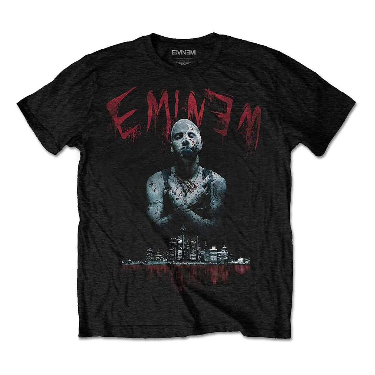 �ߥ塼���å��ƥ� ��� �Х��T����� ������ MUSIC TEE Ⱦµ ���å�T����� ���ߥͥ� EMINEM BLOODY MUSIC ROCK TEE BLACK AB5B B1C C1D D1E E13F