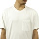 ̡ǥ ݥT  Ź Nudie Jeans ȾµT ̵ ݥåT ROY CREW NECK ONE POCKET TEE OFF-WHITE W01 131687  A62B B1C C1D D1E E01F