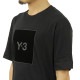 磻꡼ T   Y-3 ȾµT 롼ͥå T U SQUARE LOGO SS TEE HB3332 BLACK A51B B1C C1D D1E E13F