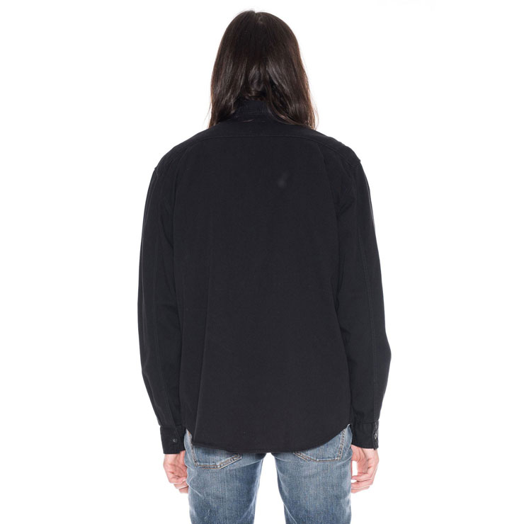 ̡ǥ   Ź Nudie Jeans Ĺµ  CALLE SHIRT BLACK B01 140476 A62B B1C C1D D6E E13F
