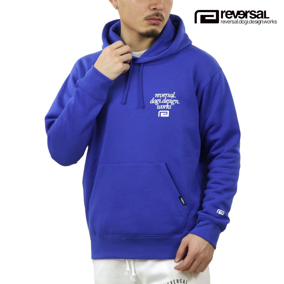 ��С����� ��� �ѡ����� ��������Ź REVERSAL �ץ륪���С� �ա��ǥ��� ����������� CIRCLE LOGO FLEECE HOODIE rv23aw204 BL BLUE A06B B1C C1D D5E E07F