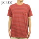 ���������롼 T����� ������ J.CREW ȾµT�����  HEATHERED POCKET TEE IN STRIPE ORANGE A38B B1C C1D D1E E10F