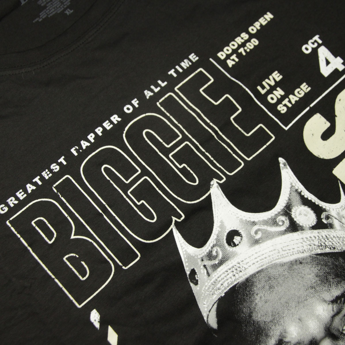 �ߥ塼���å��ƥ� ��� �Х��T����� ������ MUSIC TEE Ⱦµ ���å�T����� �ӥ��������⡼�륺 BIGGIE SMALLS AFTER DEATH TOUR MUSIC ROCK TEE BLACK AB5B B1C C1D D1E E13F