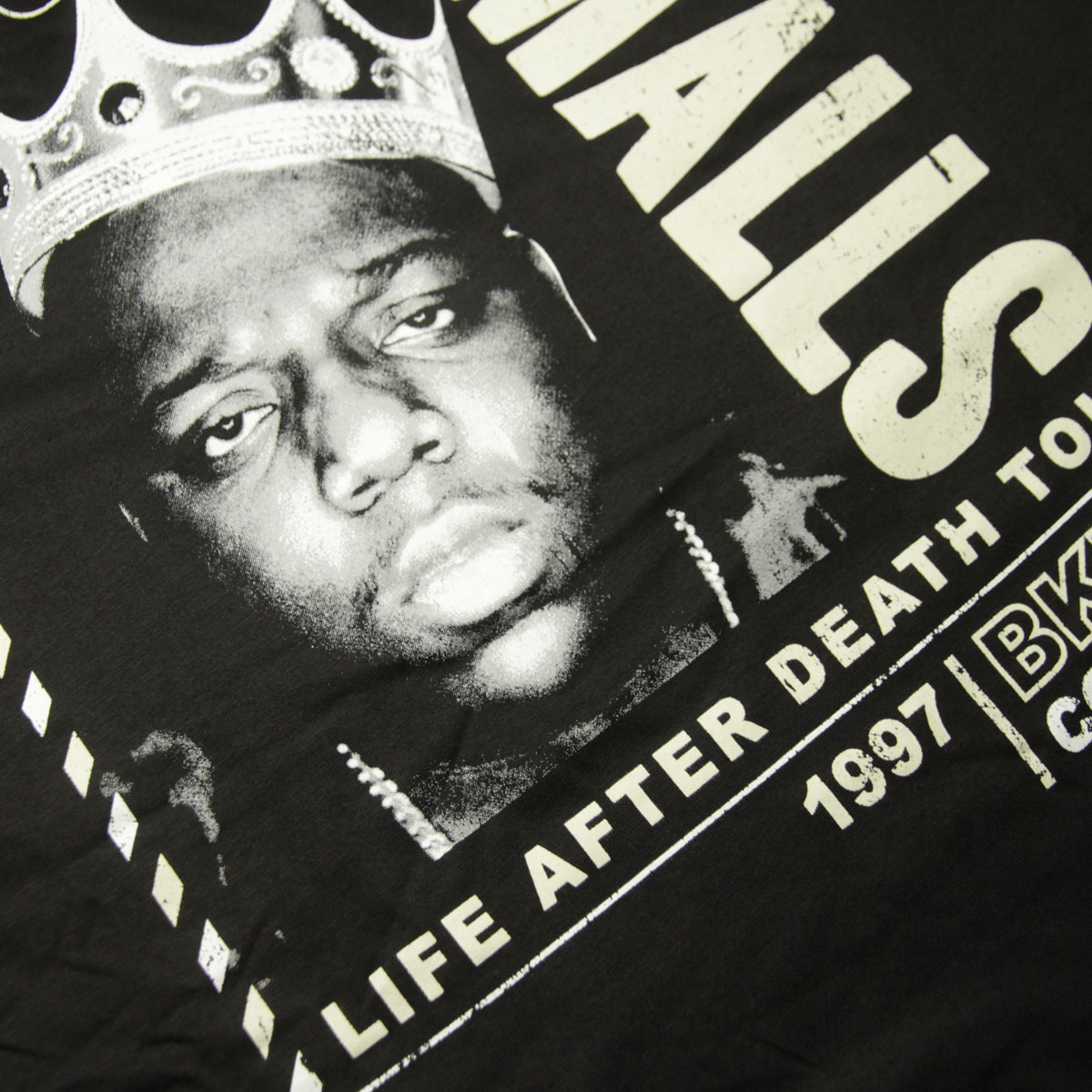 �ߥ塼���å��ƥ� ��� �Х��T����� ������ MUSIC TEE Ⱦµ ���å�T����� �ӥ��������⡼�륺 BIGGIE SMALLS AFTER DEATH TOUR MUSIC ROCK TEE BLACK AB5B B1C C1D D1E E13F