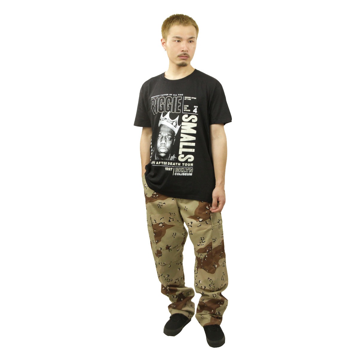 �ߥ塼���å��ƥ� ��� �Х��T����� ������ MUSIC TEE Ⱦµ ���å�T����� �ӥ��������⡼�륺 BIGGIE SMALLS AFTER DEATH TOUR MUSIC ROCK TEE BLACK AB5B B1C C1D D1E E13F