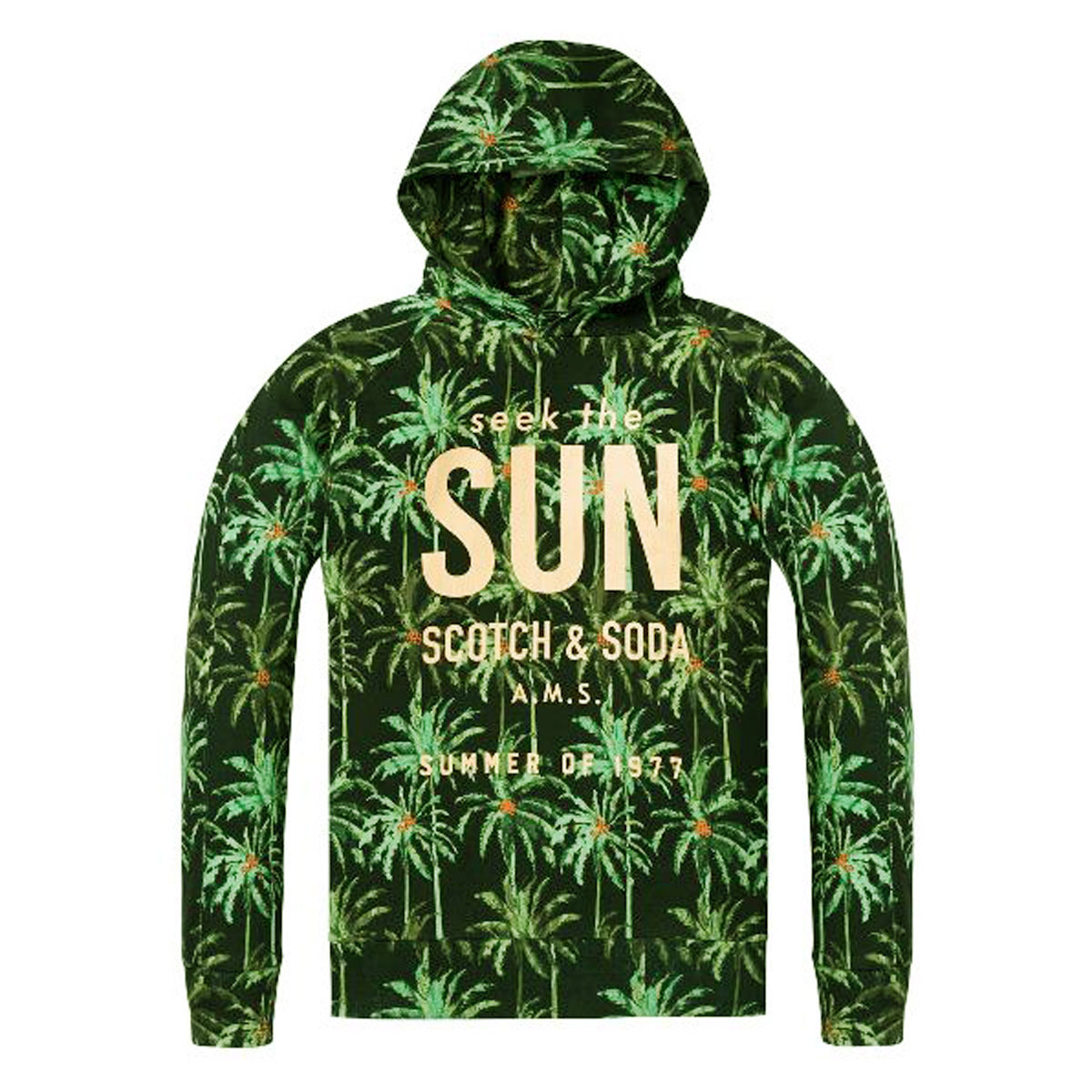 �����å�����ɥ����� �ѡ����� ��� ��������Ź SCOTCH��SODA �ץ륪���С��ѡ�����  HOODIE WITH PALM TREE ALL-OVER PRINT 142589 0217 53829 COMBO A A39B B1C C1D D5E E13F