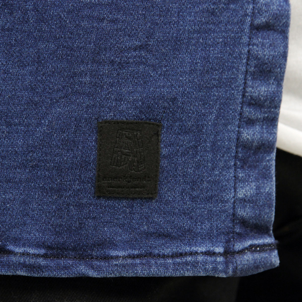 ʥå   Ź ANERKJENDT Ĺµ  FREDDI SHIRT 9515009 Dark Blue Denim A81B B1C C1D D6E E07F