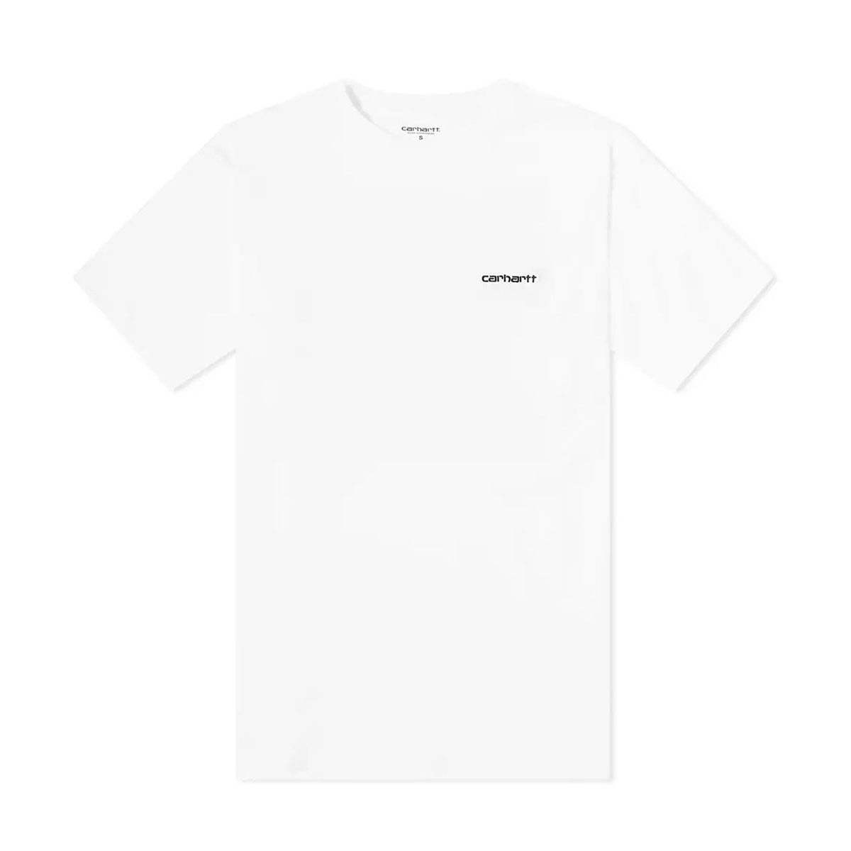 �����ϡ��� T����� ��� ��������Ź CARHARTT WIP ȾµT����� ����T����� SHORT SLEEVE SCRIPT EMBROIDERY T-SHIRT WHITE/BLACK I030435 00AXX AB0B B1C C1D D1E E01F